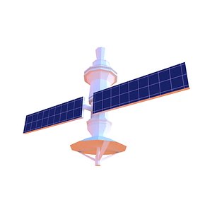 satellite sat 3D model