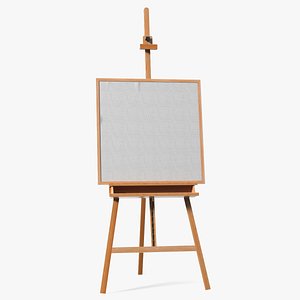 Studio Easel Stand with Canvas