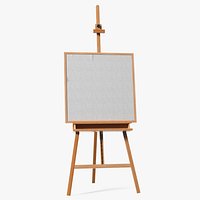 Studio Easel Stand with Canvas