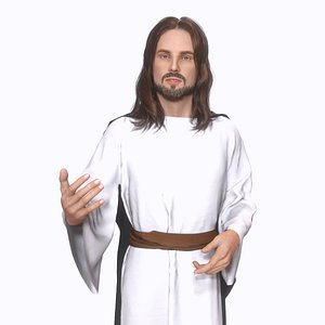 3D Jesus 3D model rigged