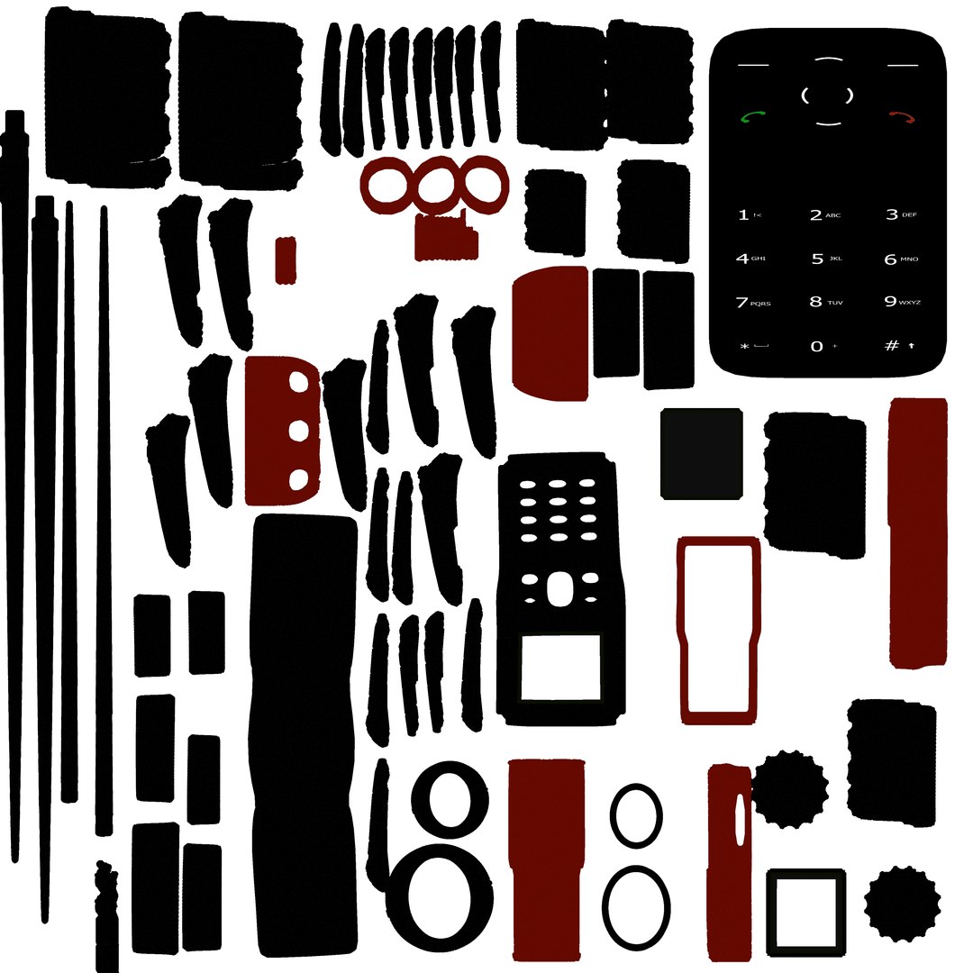 3D Professional Walkie Talkie Model In Three Colors 3D Model ...