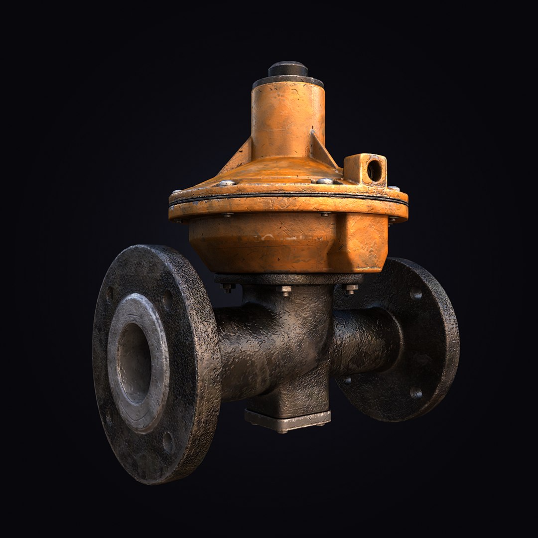 3d Model Gas Pressure Regulator