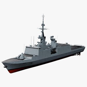 La Fayette class Frigate 3D model