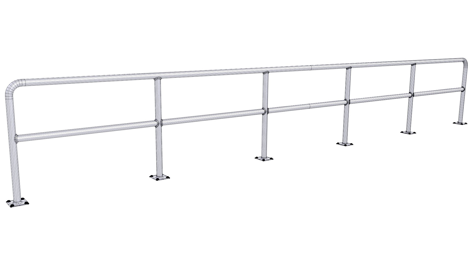 3D Railing 3 - TurboSquid 2097060