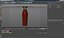 barbecue sauce glass bottle 3D model