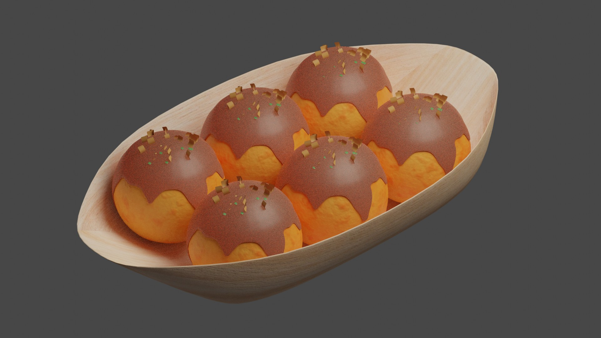 Octopus Balls Japanese Food 3D Model - TurboSquid 1878566
