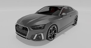 3D model 2021 Audi S5 coupe