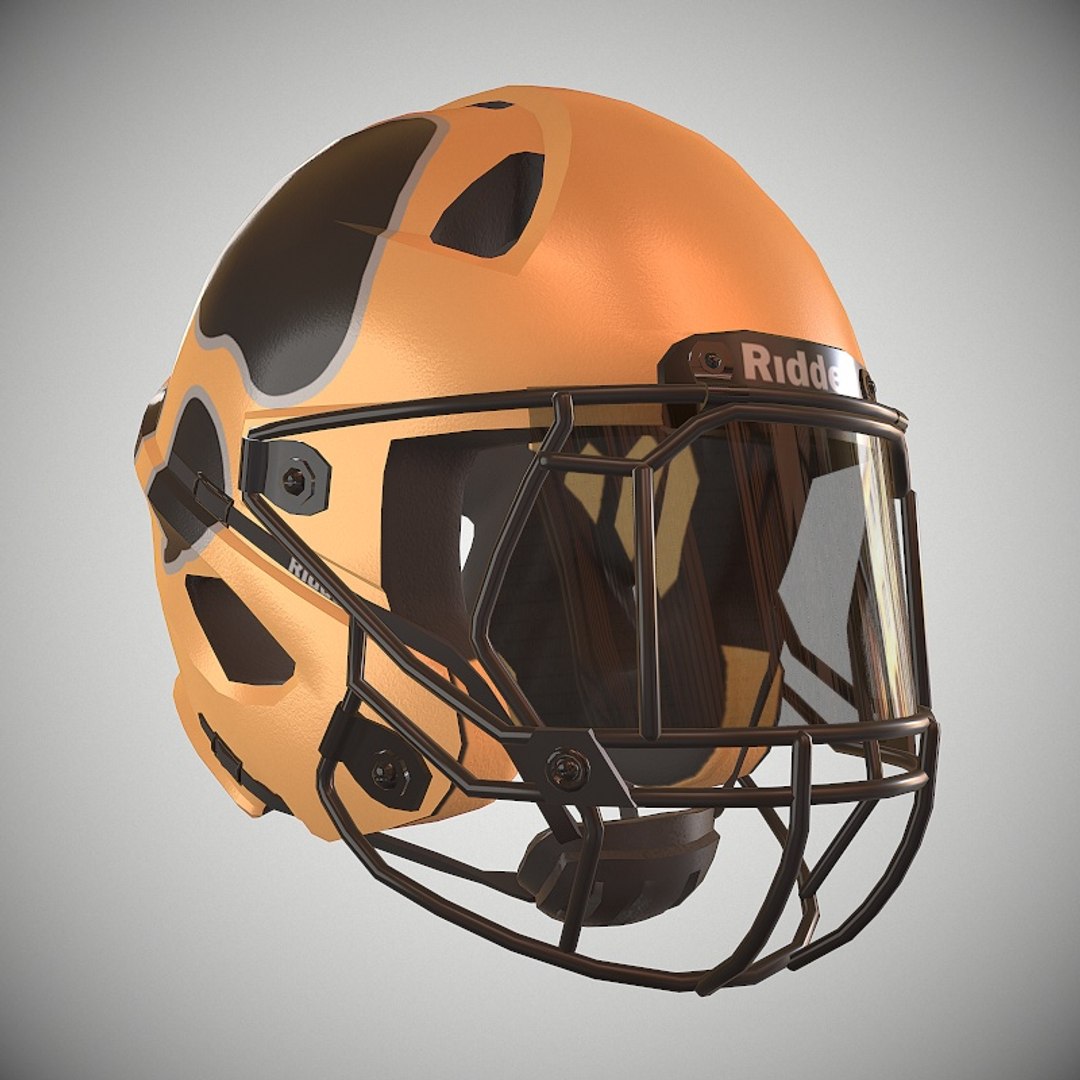 3D American Football Helmet Model - TurboSquid 1334132