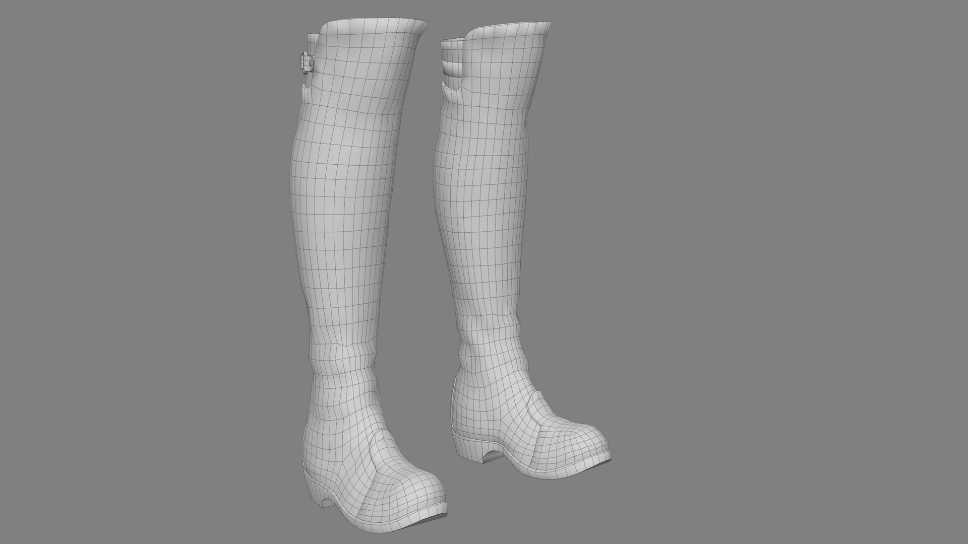 Ready Leather Boots Pbr 3D Model - TurboSquid 1216079