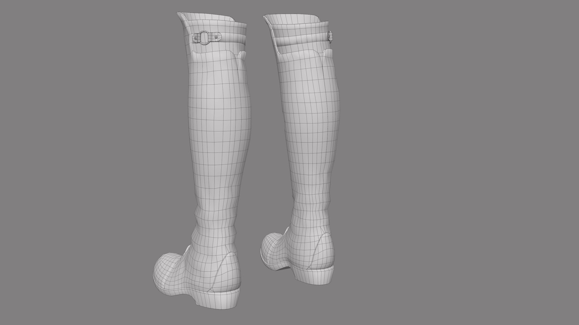 Ready Leather Boots Pbr 3D Model - TurboSquid 1216079