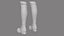 Botas de couro altas Jogo pronto Texturas PBR