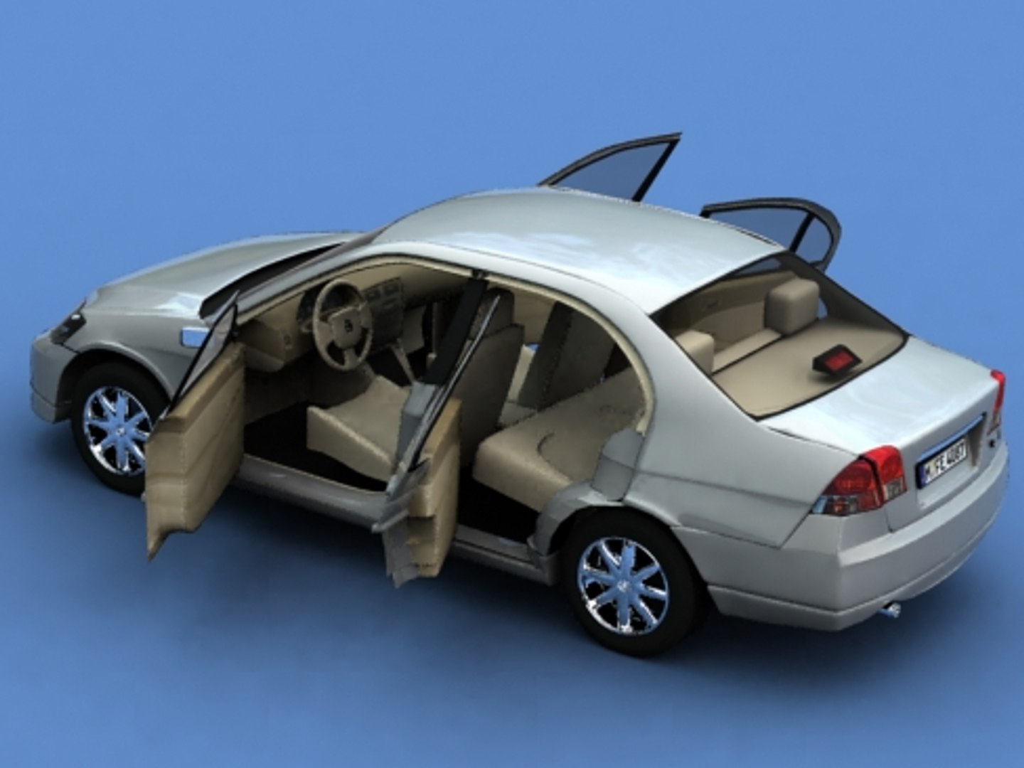 Honda Civic 3d Model