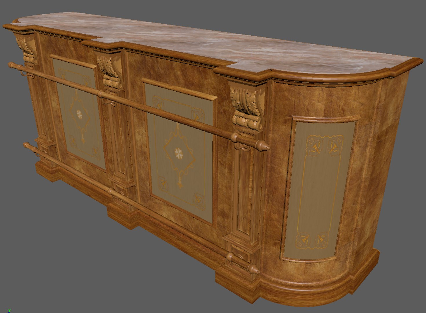 Bar Rack 3D Model - TurboSquid 1282159