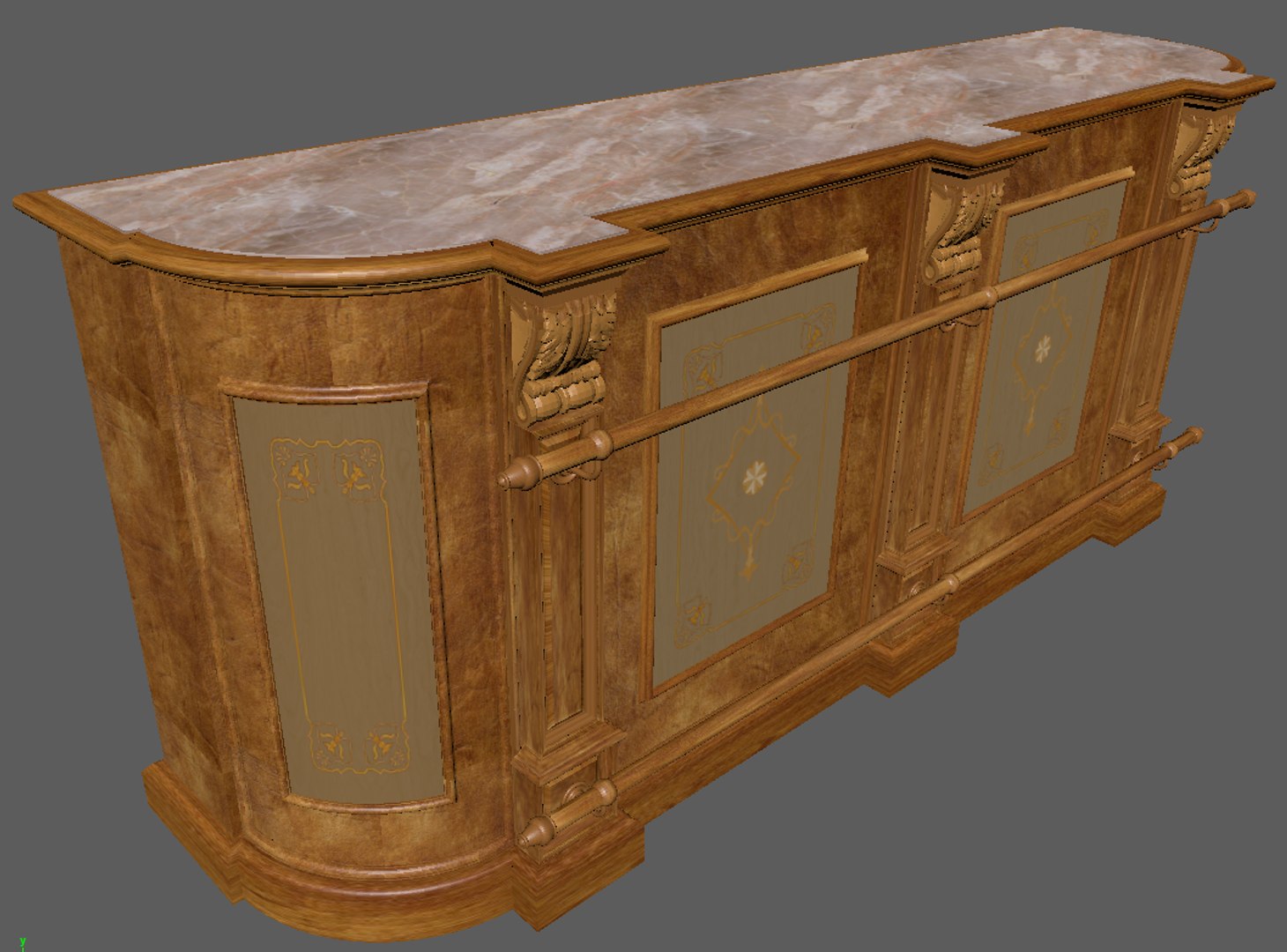 Bar Rack 3D Model - TurboSquid 1282159