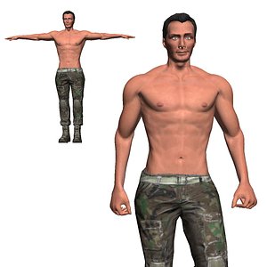 Game Ready Character - Animated Soldier