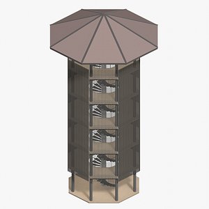 3D Tropical pavilion 26A35