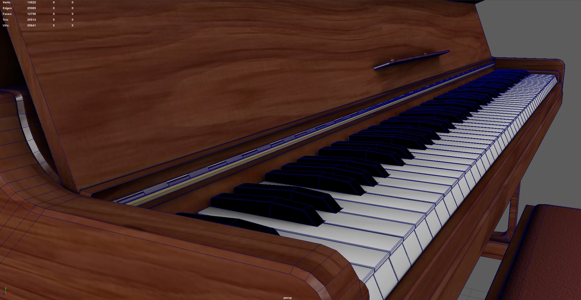 Piano 3D, Incl. piano & keyboard - Envato Elements
