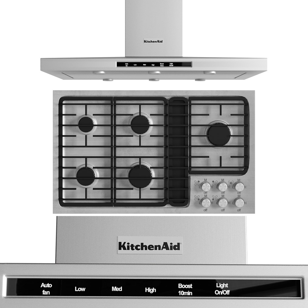 Kitchenaid Appliances 3D Model TurboSquid 1821527