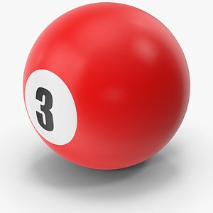 3D Pool  Snooker Ball 3 model