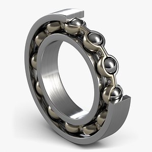 sliced bearing 3D model