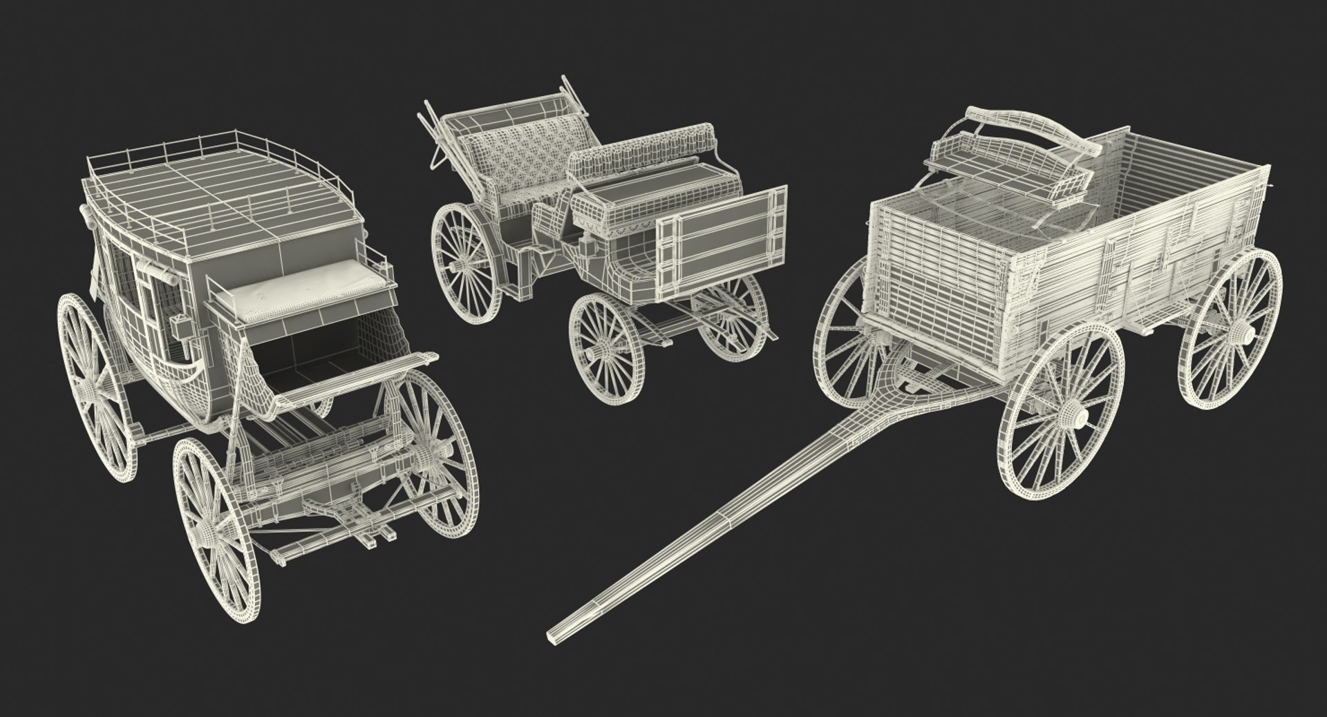 carriages old wooden 3D model https://p.turbosquid.com/ts-thumb/2e/EJT1ks/BTVzS3SL/carriagescollectionvray3dmodel029/jpg/1513684433/1920x1080/fit_q87/8e0be04b2c7209be6719c4f95cffcacacfa31811/carriagescollectionvray3dmodel029.jpg