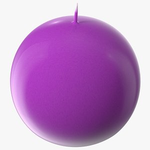 Altar Candle Sphere Purple