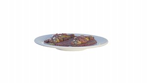 3D 3D Food Fish Balado