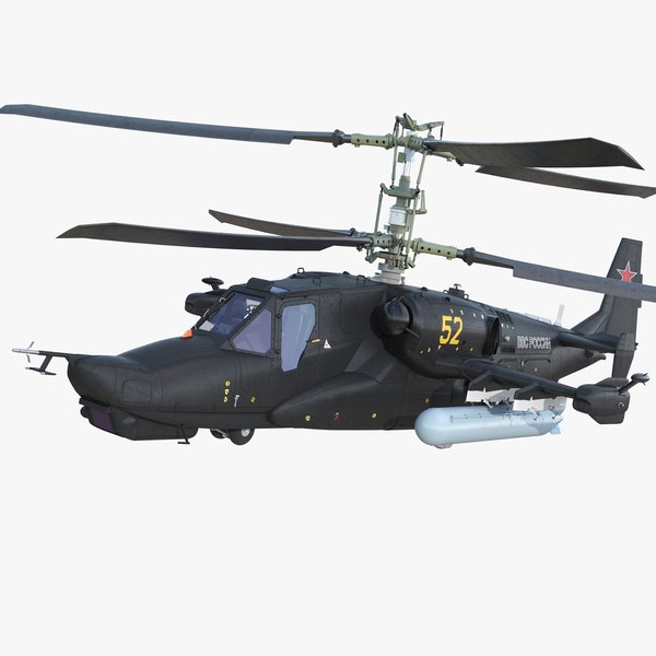 カモフKa 52またはアリゲーターロシア攻撃ヘリコプター3Dモデル 