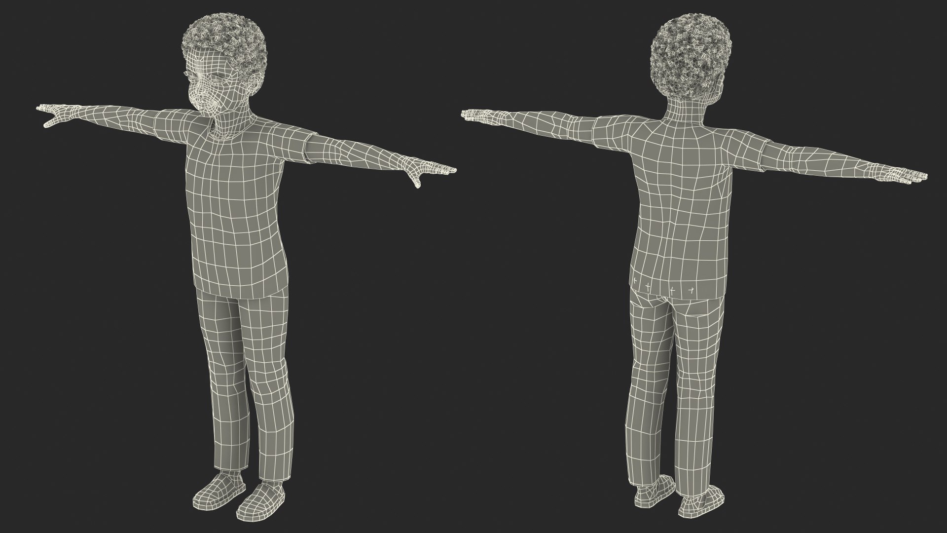 Black Child Boy Home Style T-Pose 3D model https://p.turbosquid.com/ts-thumb/2e/LoGpgO/79/blackchildboyhomestyletpose3dmodel019/jpg/1661748053/1920x1080/fit_q87/b24a8e6e0a1e237313a0c97ca0dc89c52f2aab89/blackchildboyhomestyletpose3dmodel019.jpg