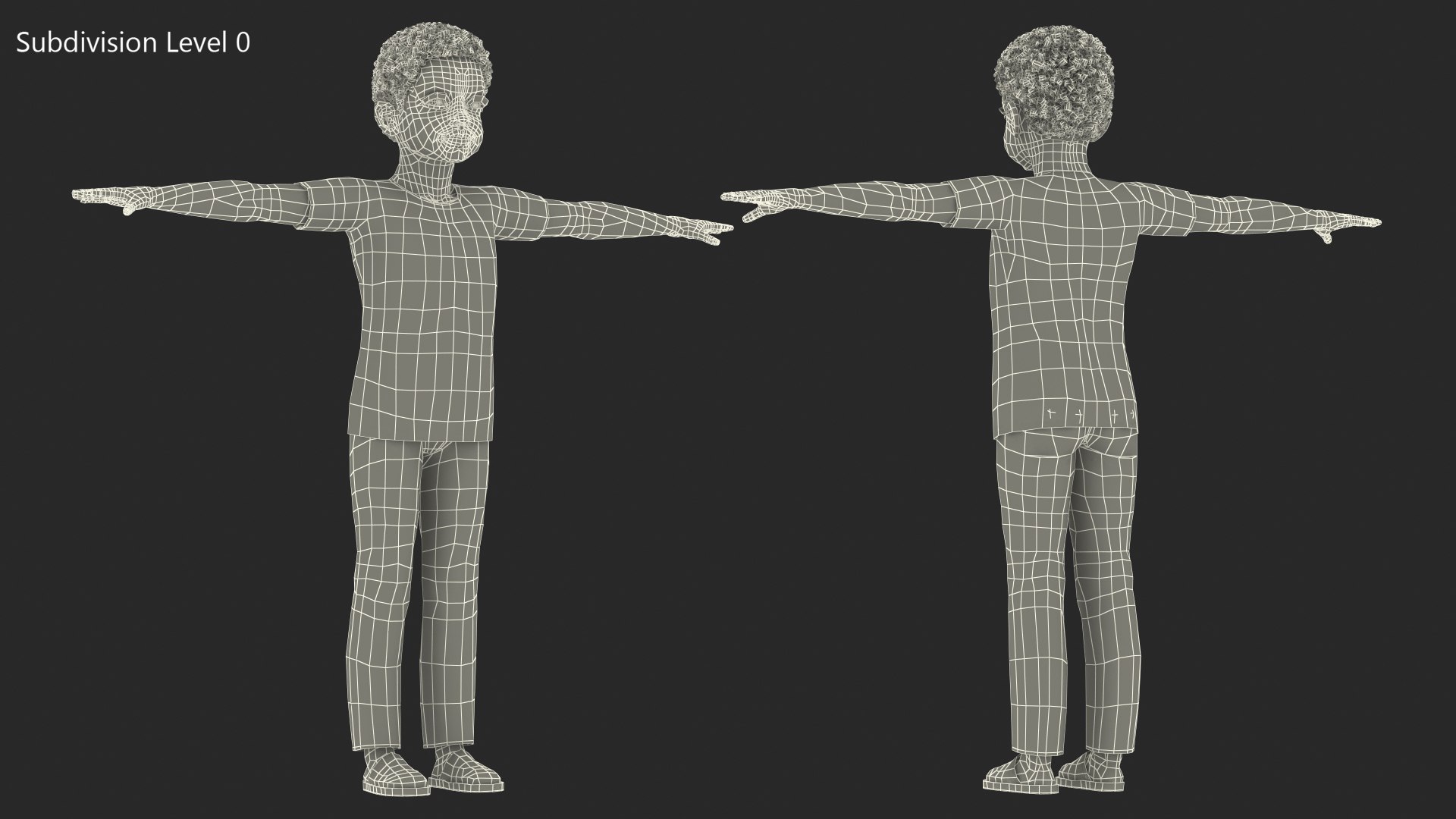 Black Child Boy Home Style T-Pose 3D model https://p.turbosquid.com/ts-thumb/2e/LoGpgO/QQ/blackchildboyhomestyletpose3dmodel014/jpg/1661748035/1920x1080/fit_q87/49e567ef2b76821e996094bc4edba45d71640338/blackchildboyhomestyletpose3dmodel014.jpg