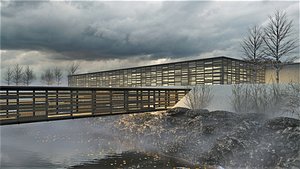 3D Wooden Multipurpose Facility