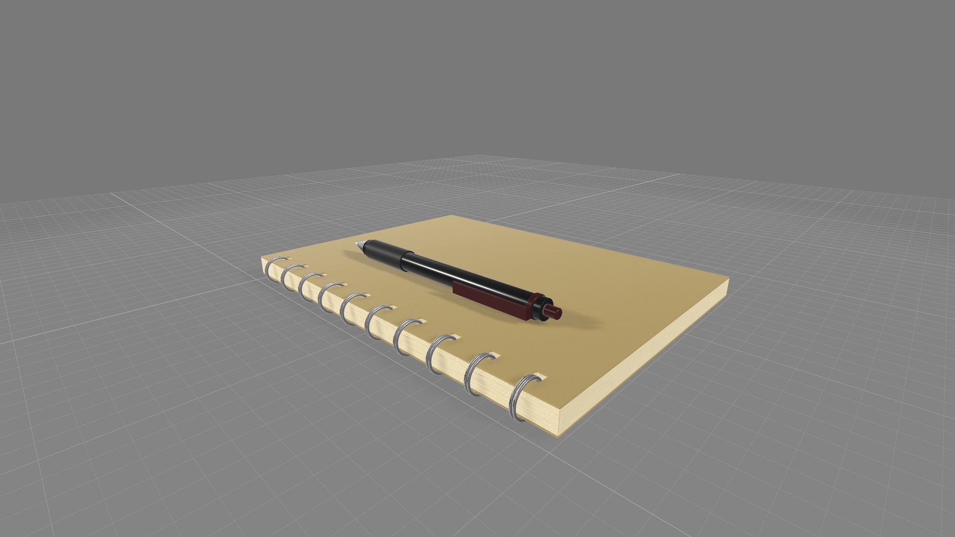 3D Pen And Notepad - TurboSquid 2364947