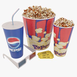 3d model food theater