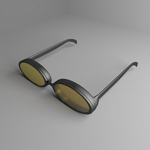 3D safety goggles 5 model