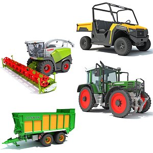 Farm Equipment Collection 3D model