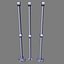 Rail stanchion E Stainless