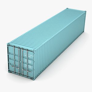 3d model iso container 12m 40ft