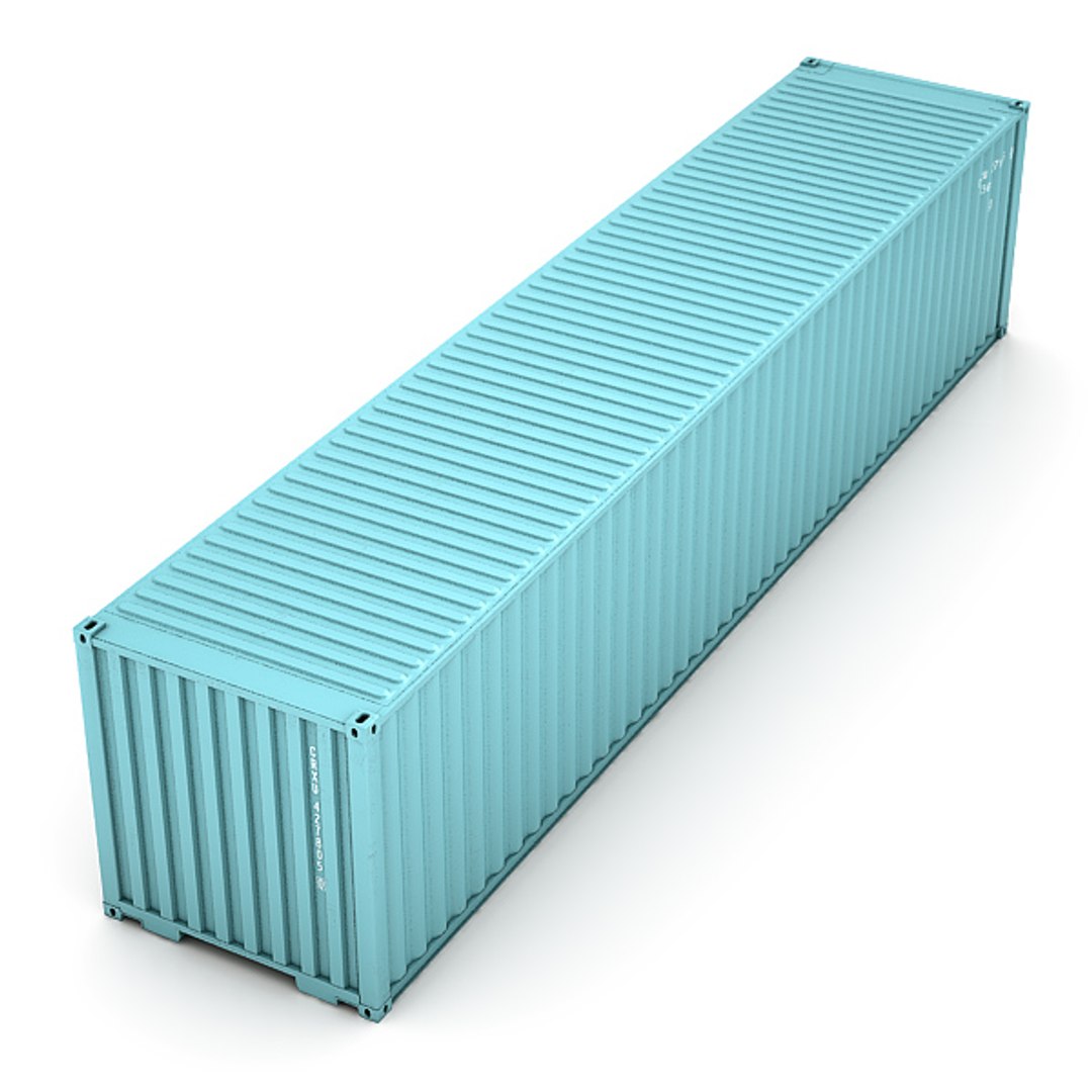 3d Model Iso Container 12m 40ft