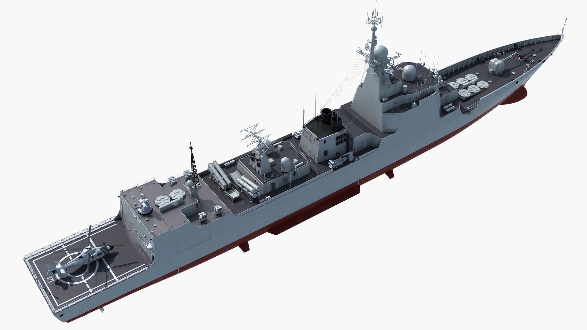 Max China Type 052c Destroyer