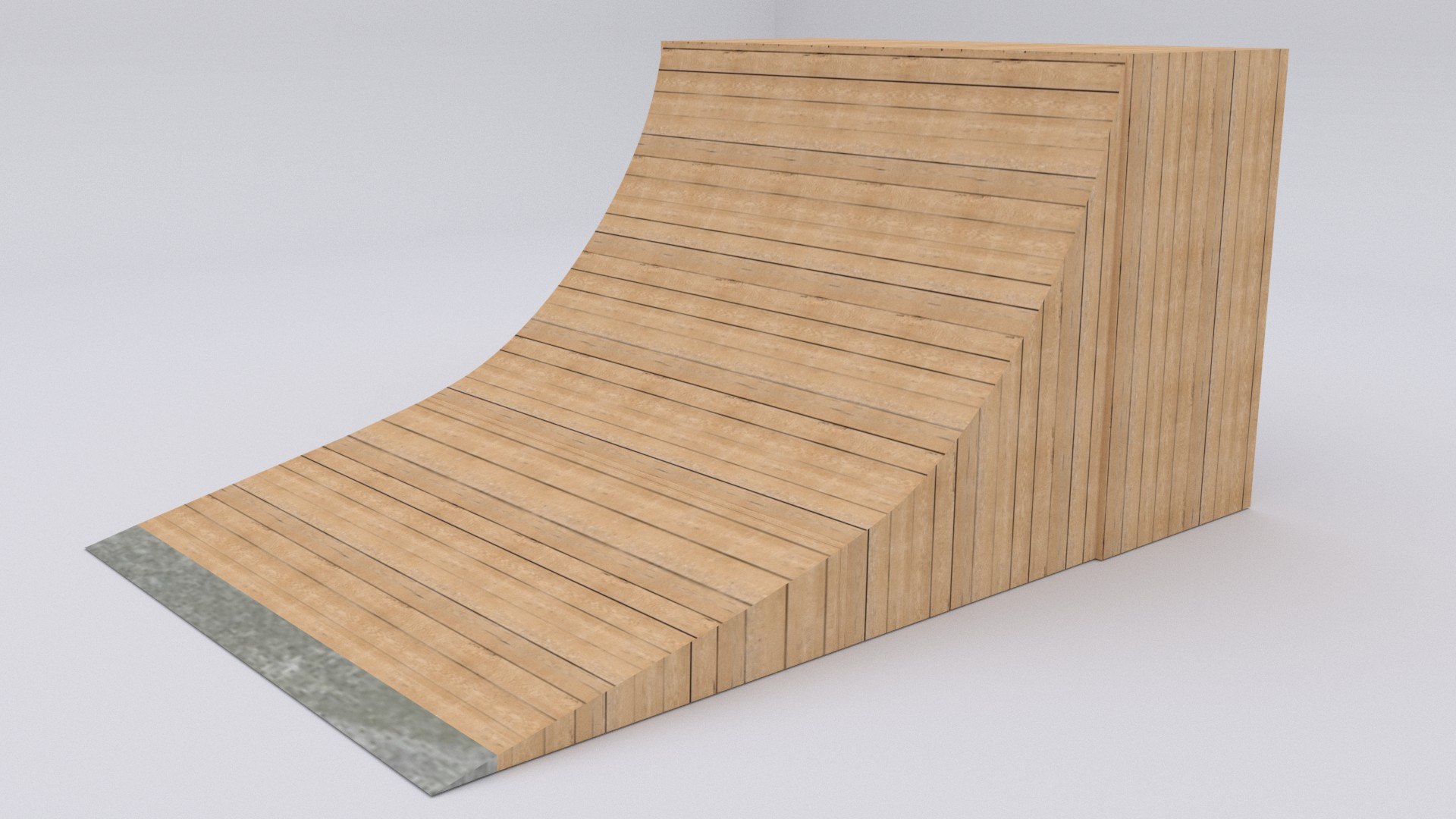 Half Skate Ramp 3ds