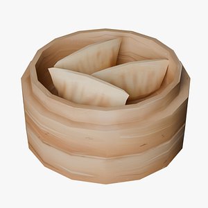 Hand-painted dumplings model