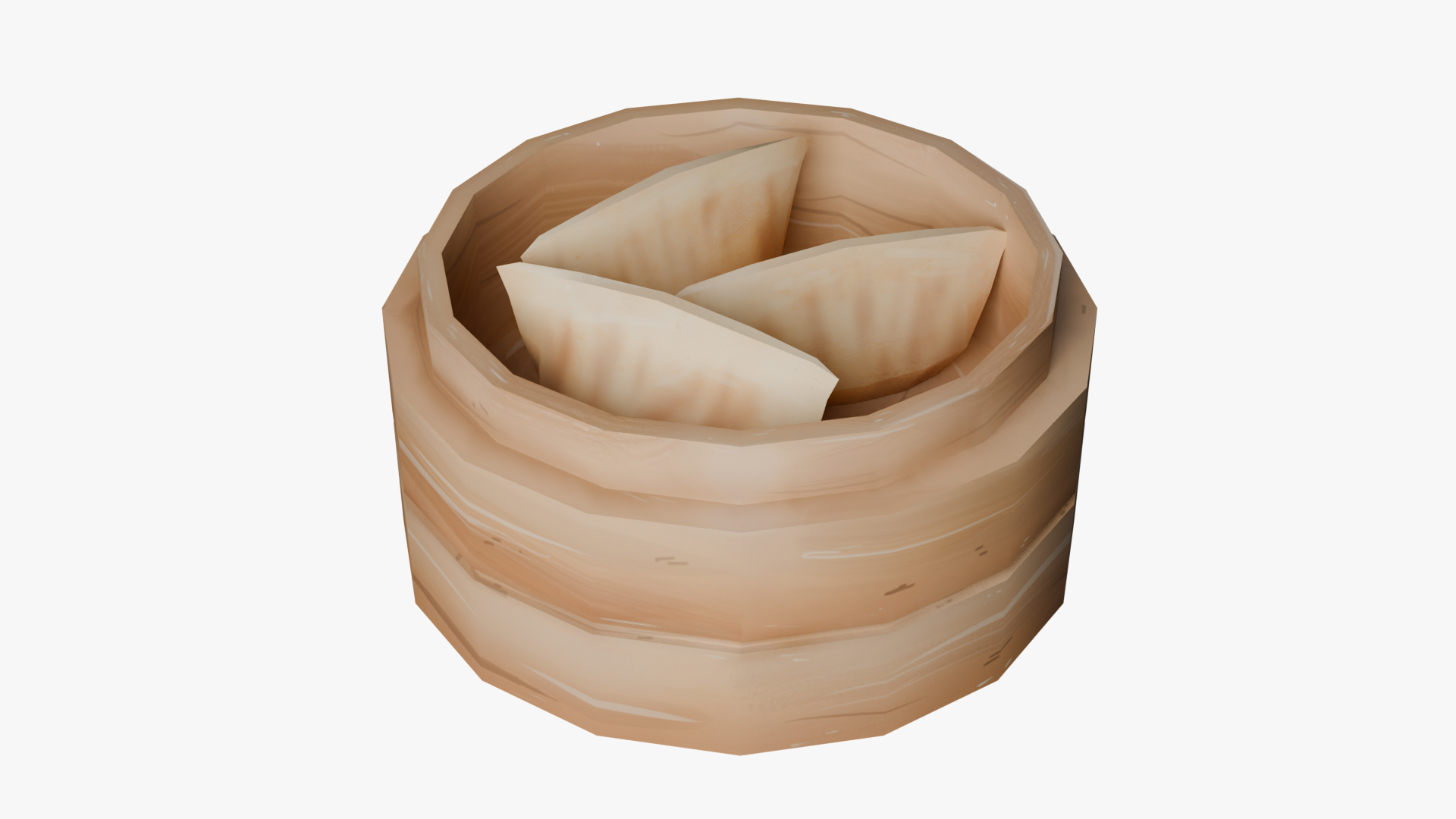 Hand-painted Dumplings Model - TurboSquid 2226734