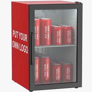 refrigerator soda mini 3D model