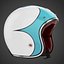 motorcycles helmet ruby 3d model