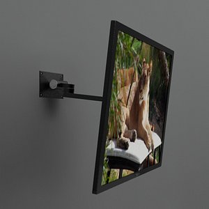 oled tv 3d model