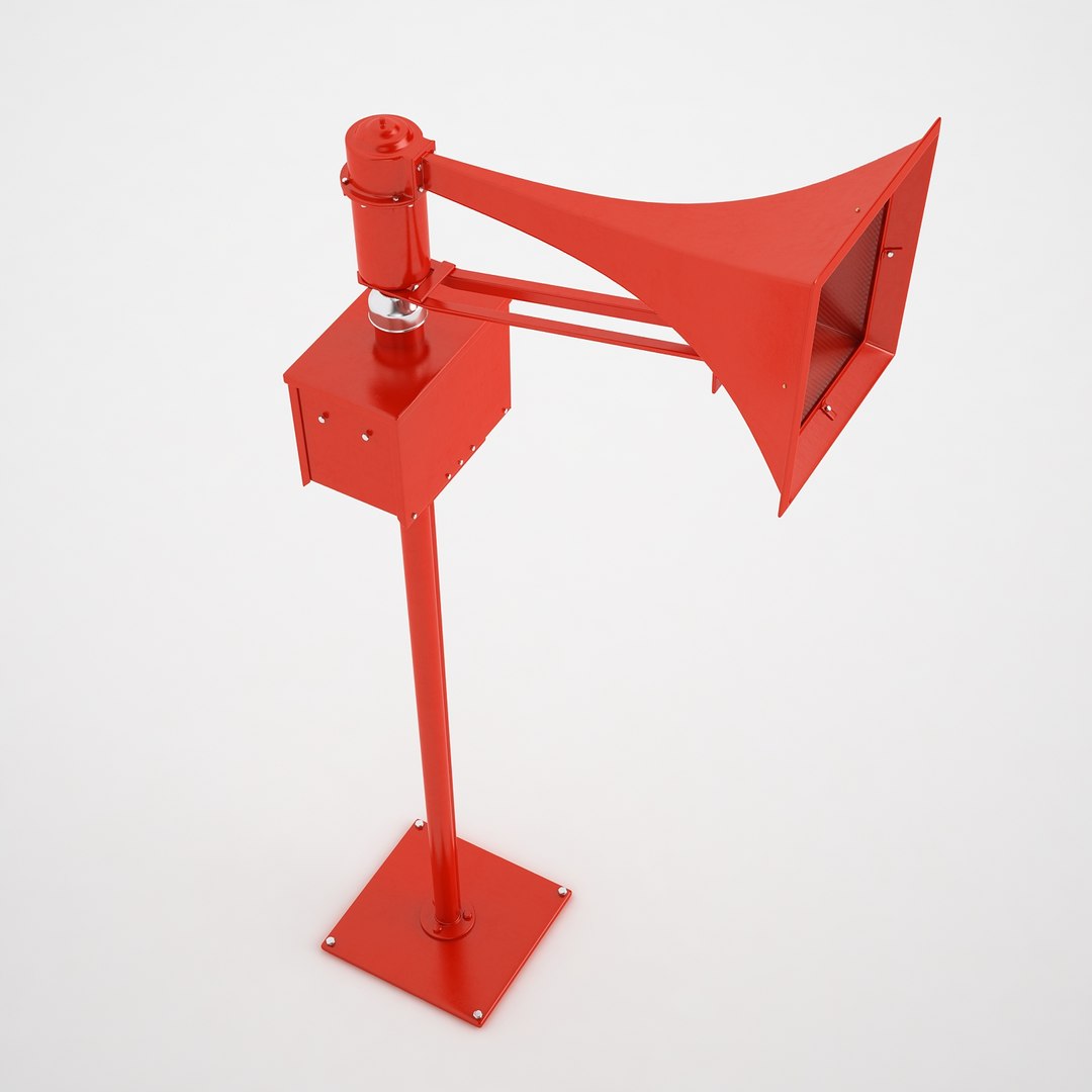 3D Emergency Tornado Siren Model - TurboSquid 1433269