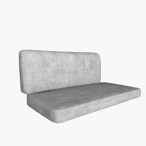 3D Cushion Seat and Backrest Modern Upholstered