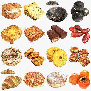 3D Photogrammetry Food Bundle 04 3D model