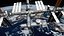 iss international space 3D model