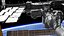 iss international space 3D model